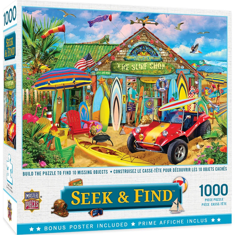 Seek & Find - Beach Time Fun - 1000 Piece Jigsaw Puzzle