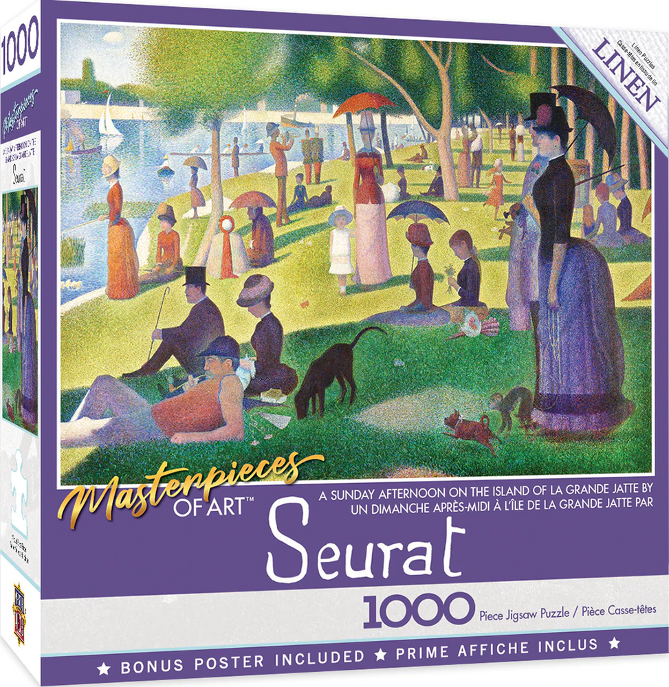 MASTERPIECES - A SUNDAY ON LA GRANDE JATTE -1000 PIECE JIGSAW PUZZLE