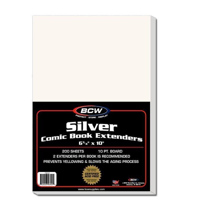 BCW Silver Comic Extenders