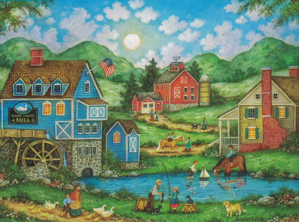 Simple Living - Fishing with Grandpa - 500 Piece Puzzle