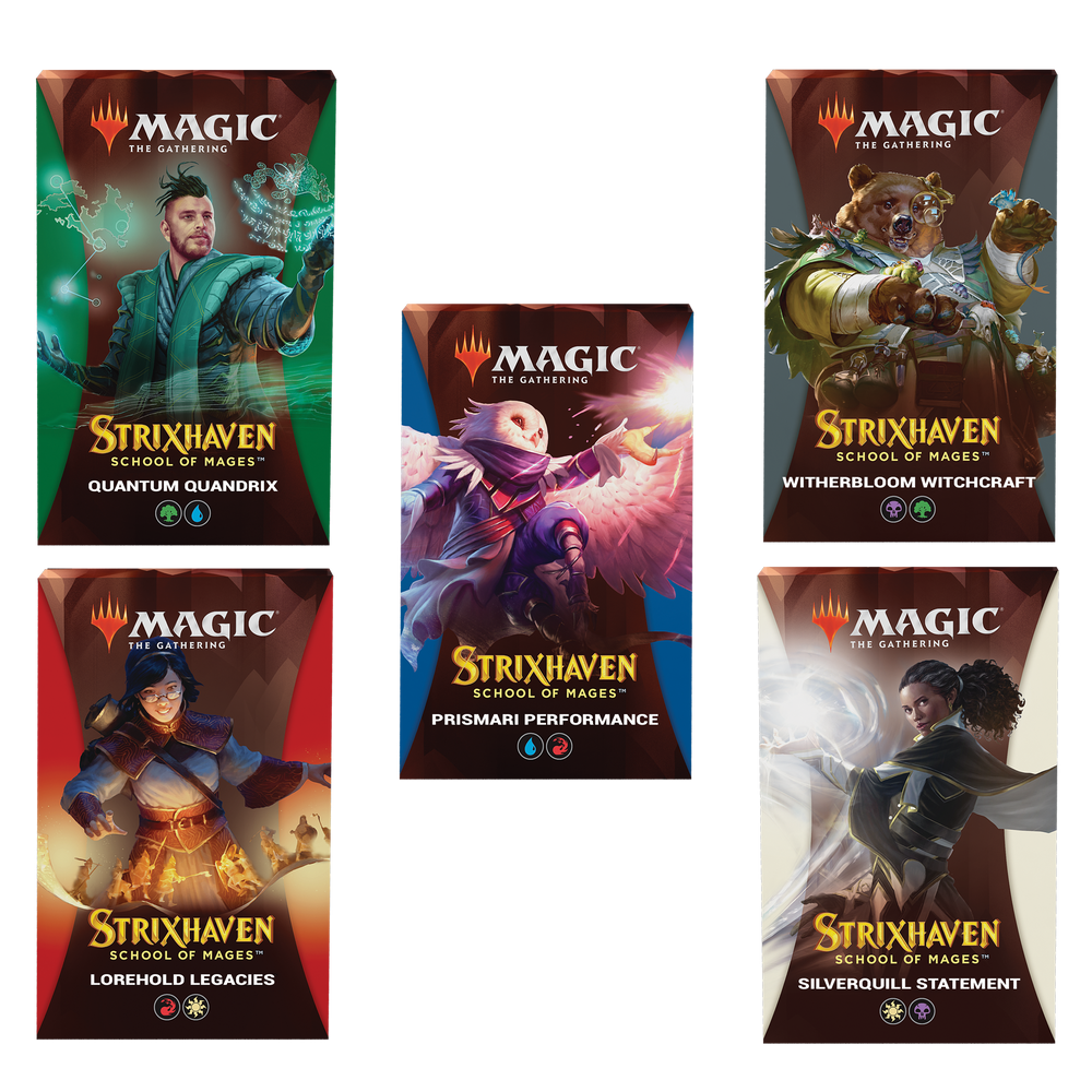 Magic Strixhaven: School of Mages Commander Deck - Set of 5 Decks