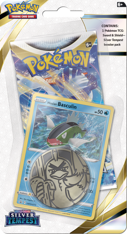 Pokémon TCG: Silver Tempest Checklane Blister Pack with Coin and Promo