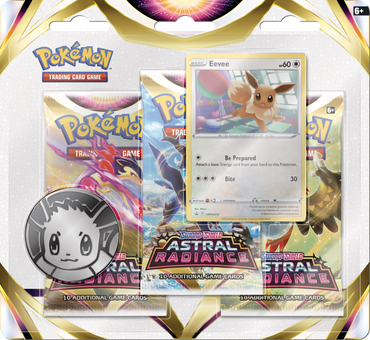 Pokémon TCG: Astral Radiance 3 Pack Blister Pack with Promo and Coin