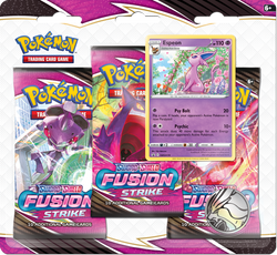 Pokémon TCG: Fusion Strike 3 Pack Blister Pack with Promo and Coin