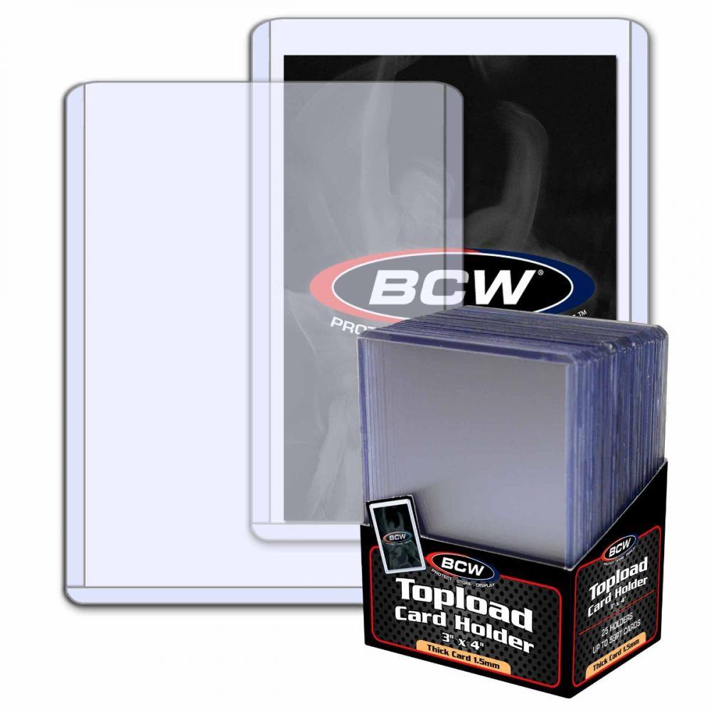 BCW Thick Card Topload Holder - 59 PT.