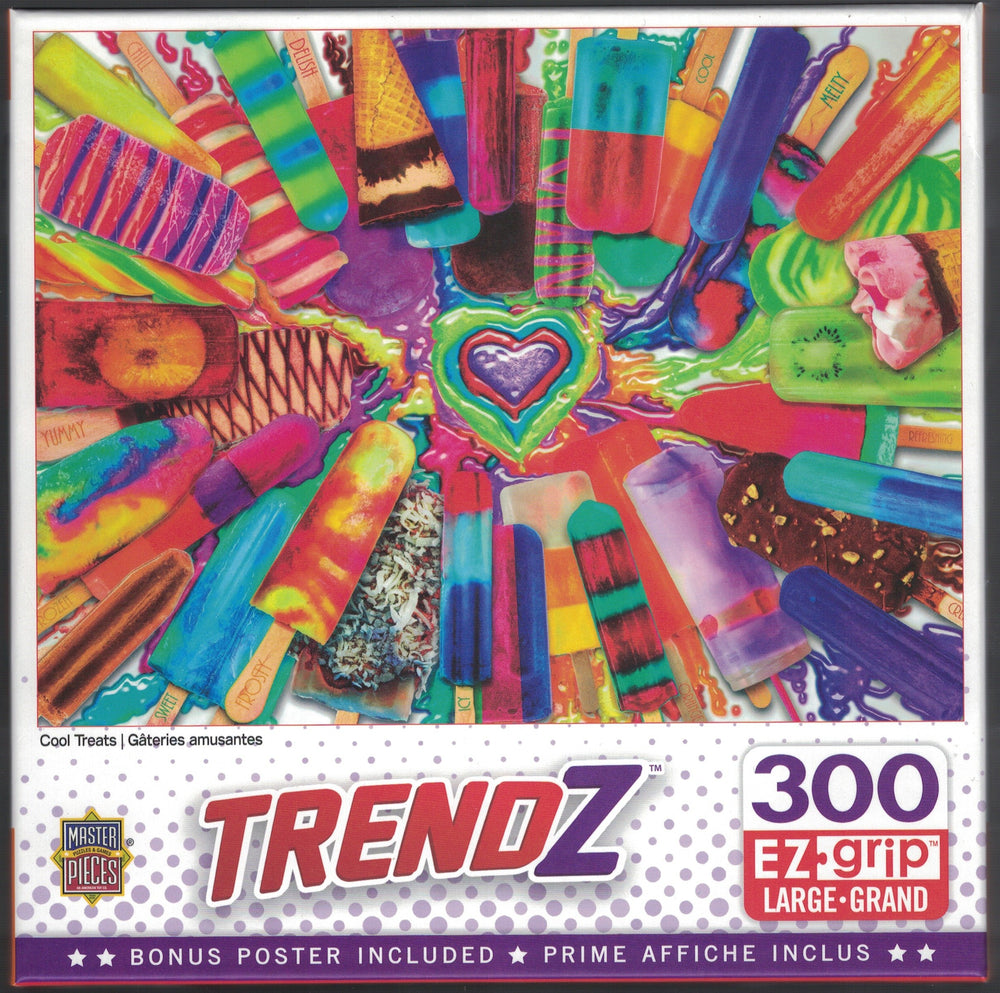 TRENDZ COOL TREATS LARGE 300 PIECE EZGRIP JIGSAW PUZZLE
