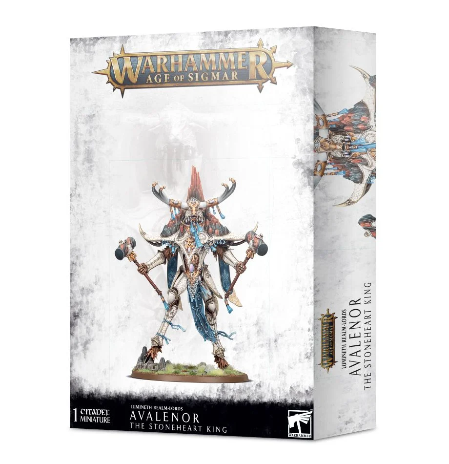 Warhammer Age of Sigmar: Lumineth Realm-Lords - Avalenor, the Stoneheart King