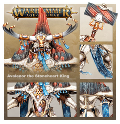 Warhammer Age of Sigmar: Lumineth Realm-Lords - Avalenor, the Stoneheart King