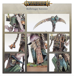 Warhammer Age of Sigmar: Maggotkin of Nurgle - Rotbringer Sorcerer