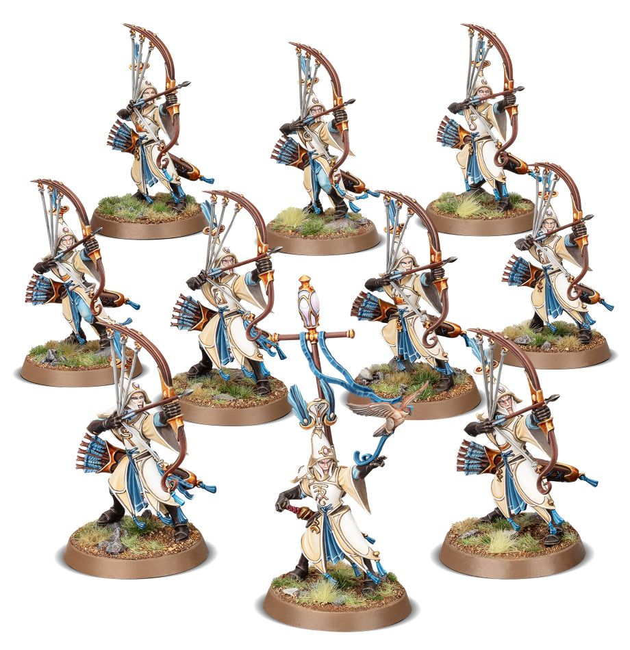 Warhammer Age of Sigmar: Lumineth Realm-Lords - Vanari Auralan Sentinels (87-58)