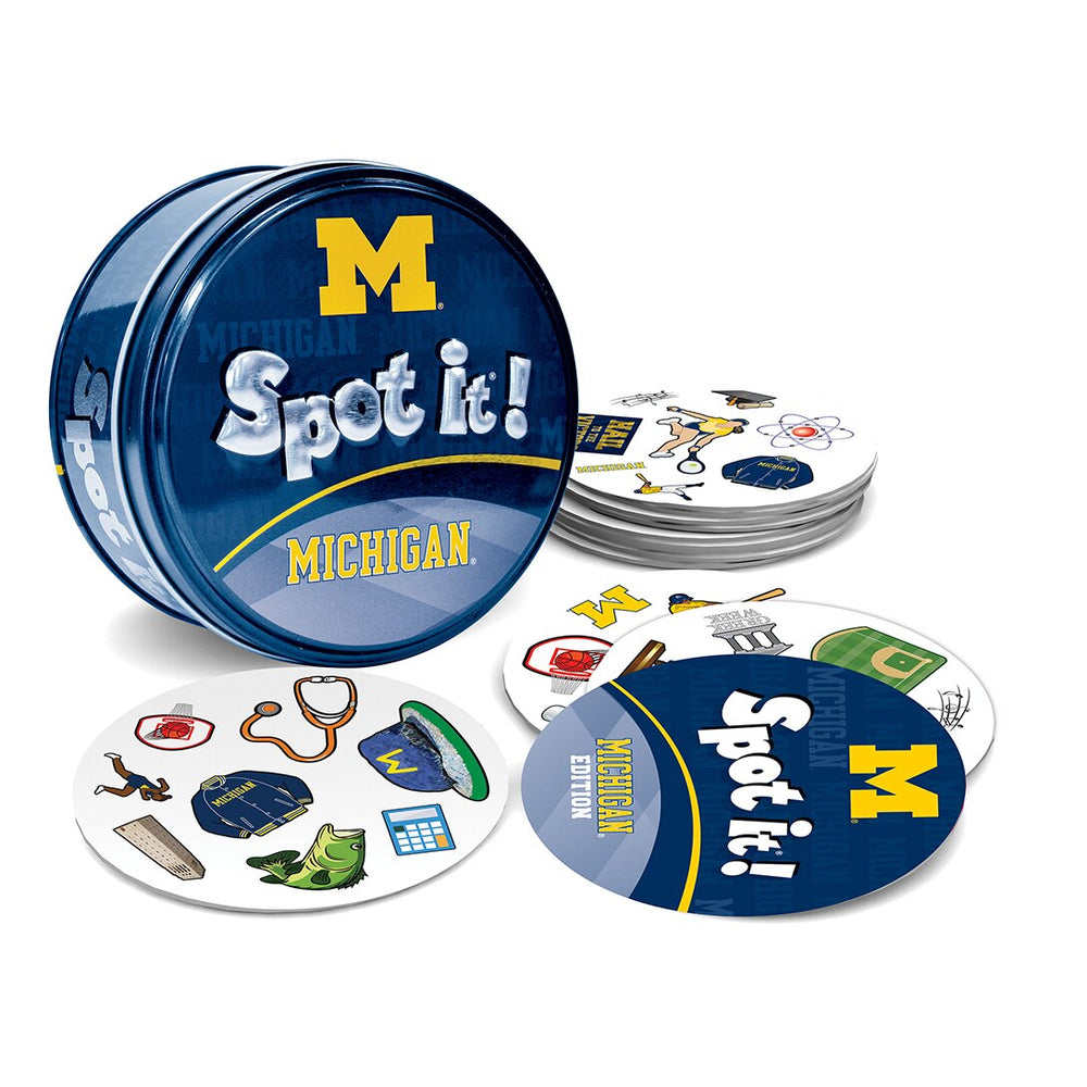 University of Michigan Wolverines Spot it! Card Game
