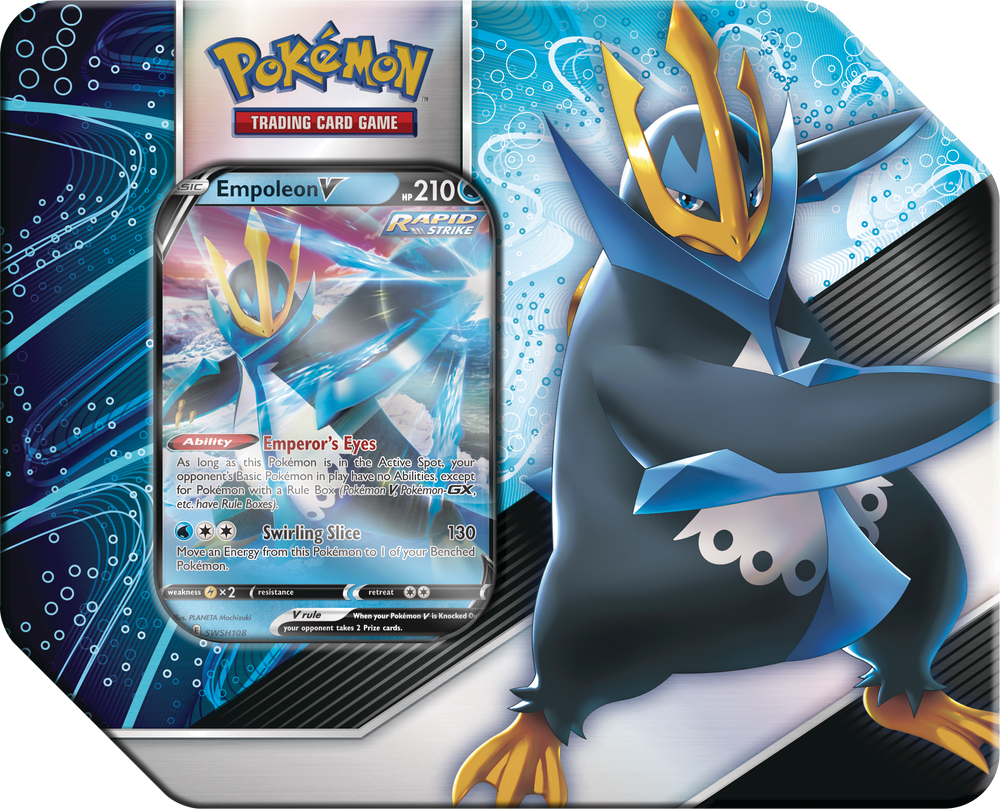 Pokémon TCG: V Strikers Tin (Empoleon V)