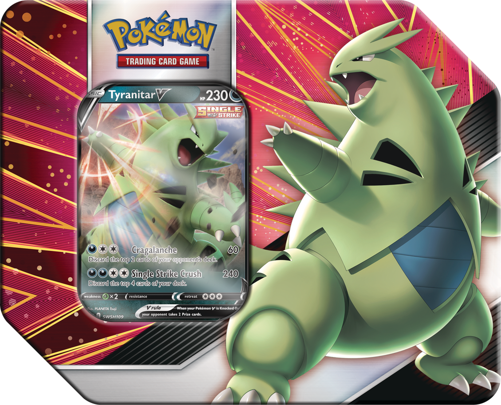 Pokémon TCG: V Strikers Tin (Tyranitar V)