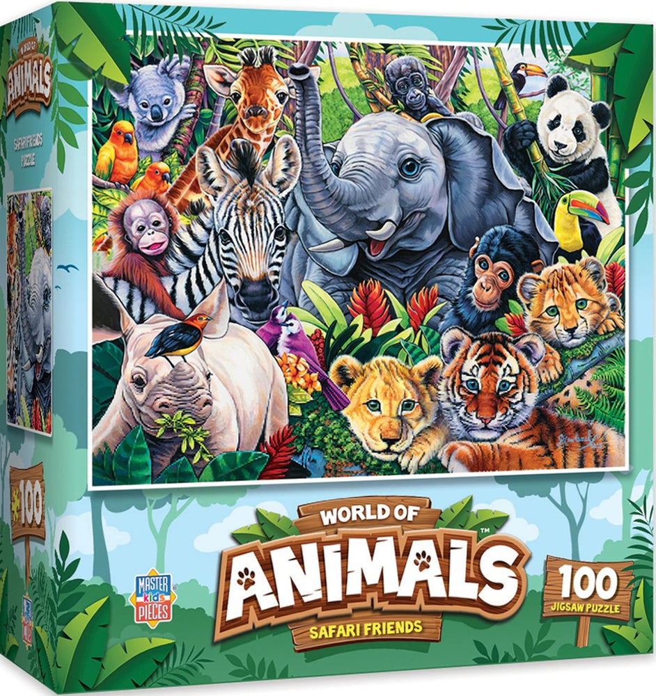 World of Animals - Safari Friends - 100 Piece Kids Puzzle