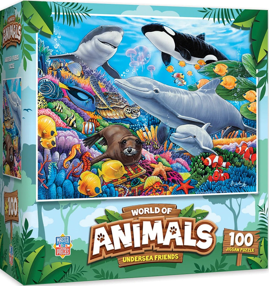 World of Animals - Undersea Friends - 100 Piece Kids Puzzle