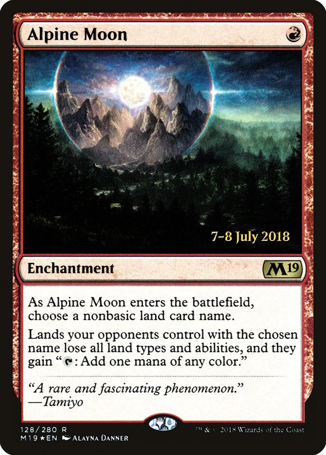 Alpine Moon [Core Set 2019 Prerelease Promos]