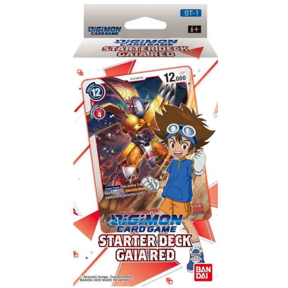 Digimon TCG Card Game Gaia Red Starter Deck ST-1
