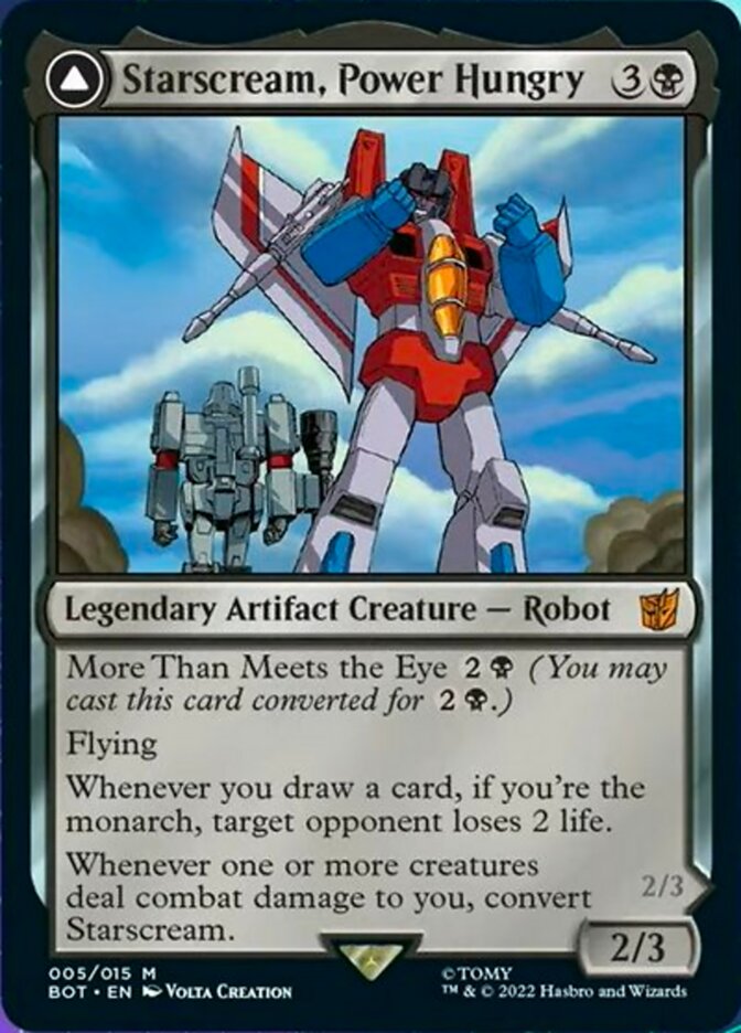 Starscream, Power Hungry // Starscream, Seeker Leader [Transformers]