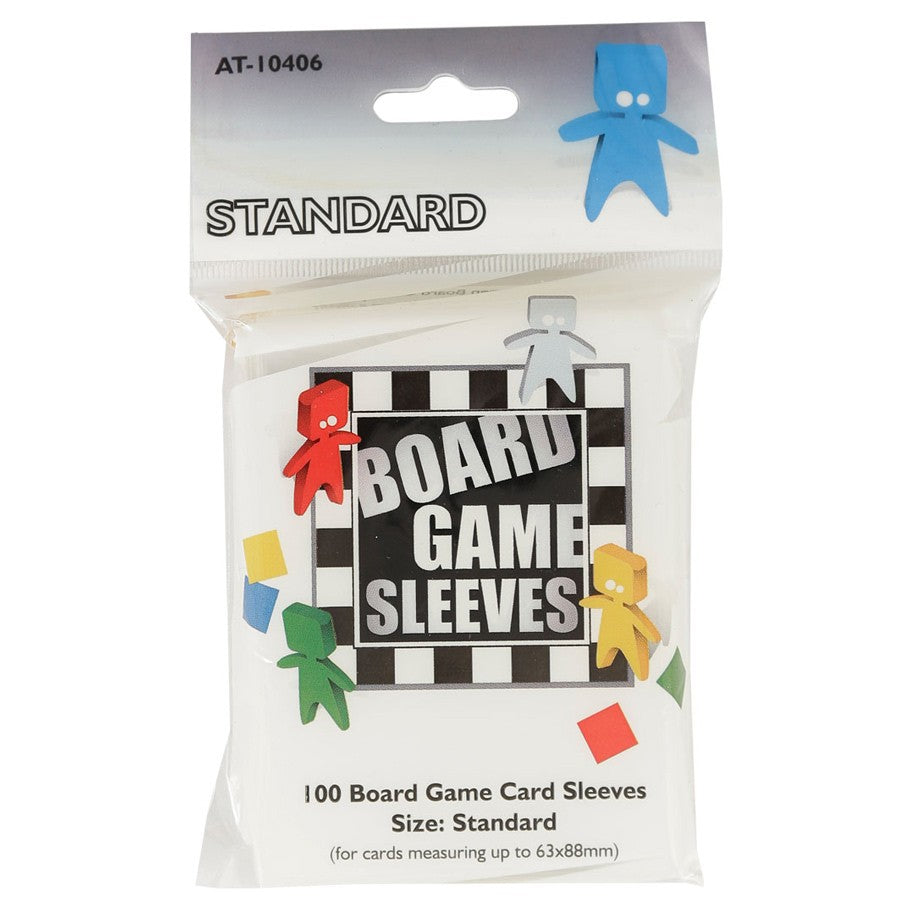 Board Game Sleeves: Standard Clear 88mm x 63mm