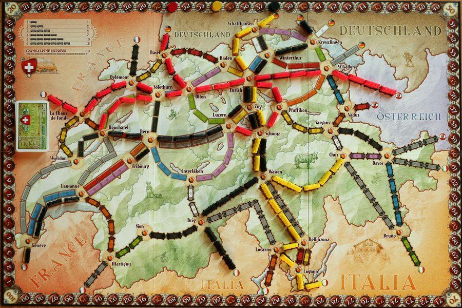 Ticket to Ride Map Collection: Volume 2 - India & Switzerland