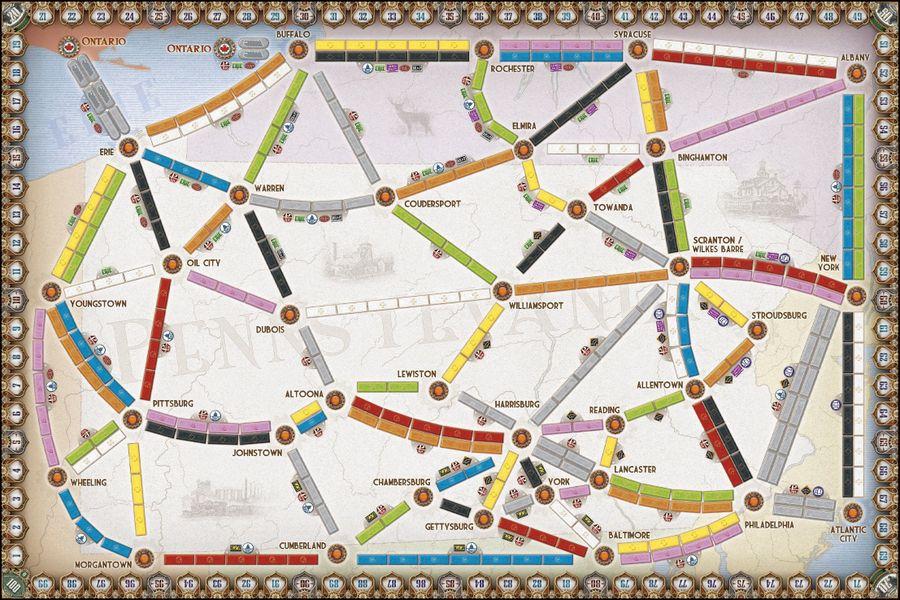 Ticket to Ride Map Collection: Volume 5 – United Kingdom & Pennsylvania