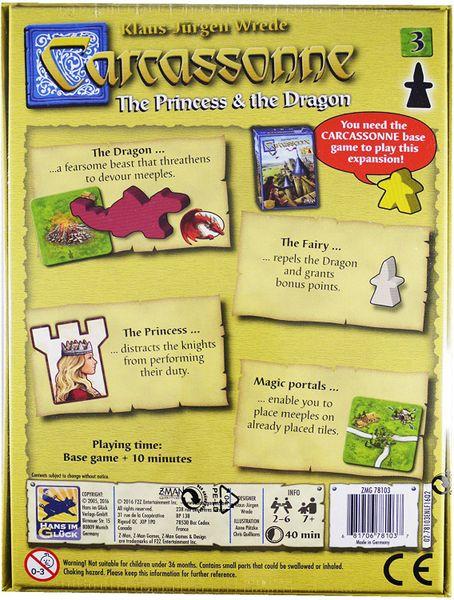 Carcassonne: the Princess and the Dragon (Expansion 3)