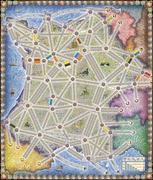 Ticket to Ride Map Collection Volume 6 – France & Old West