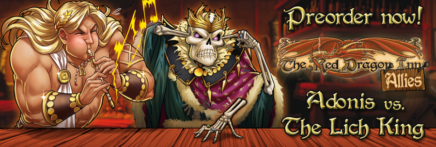 The Red Dragon Inn Allies: Adonis vs. the Lich King
