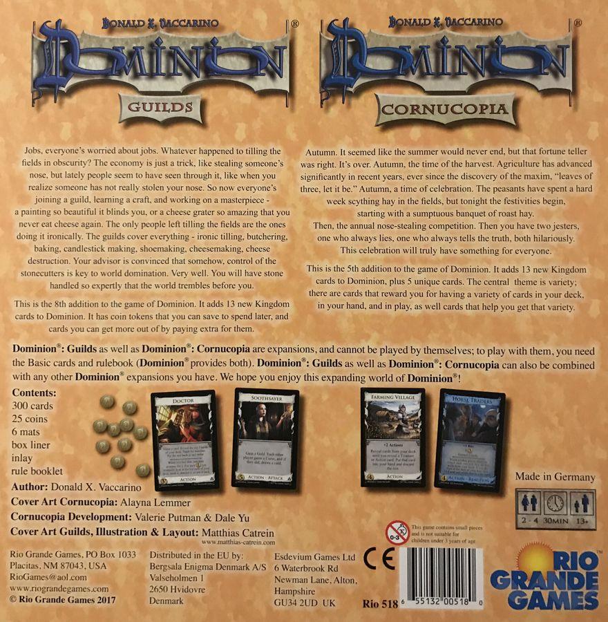 Dominion: Guilds & Cornucopia