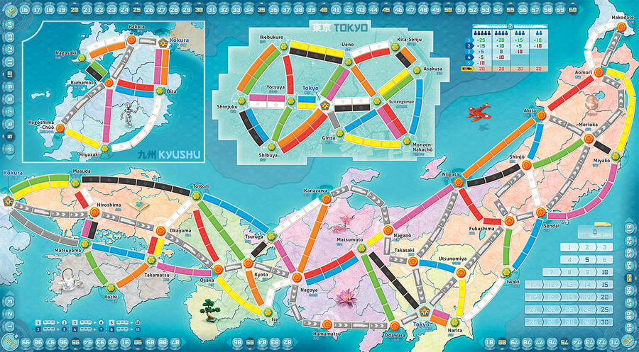 Ticket to Ride Map Collection: Volume 7 – Japan & Italy