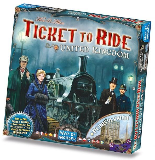 Ticket to Ride Map Collection: Volume 5 – United Kingdom & Pennsylvania